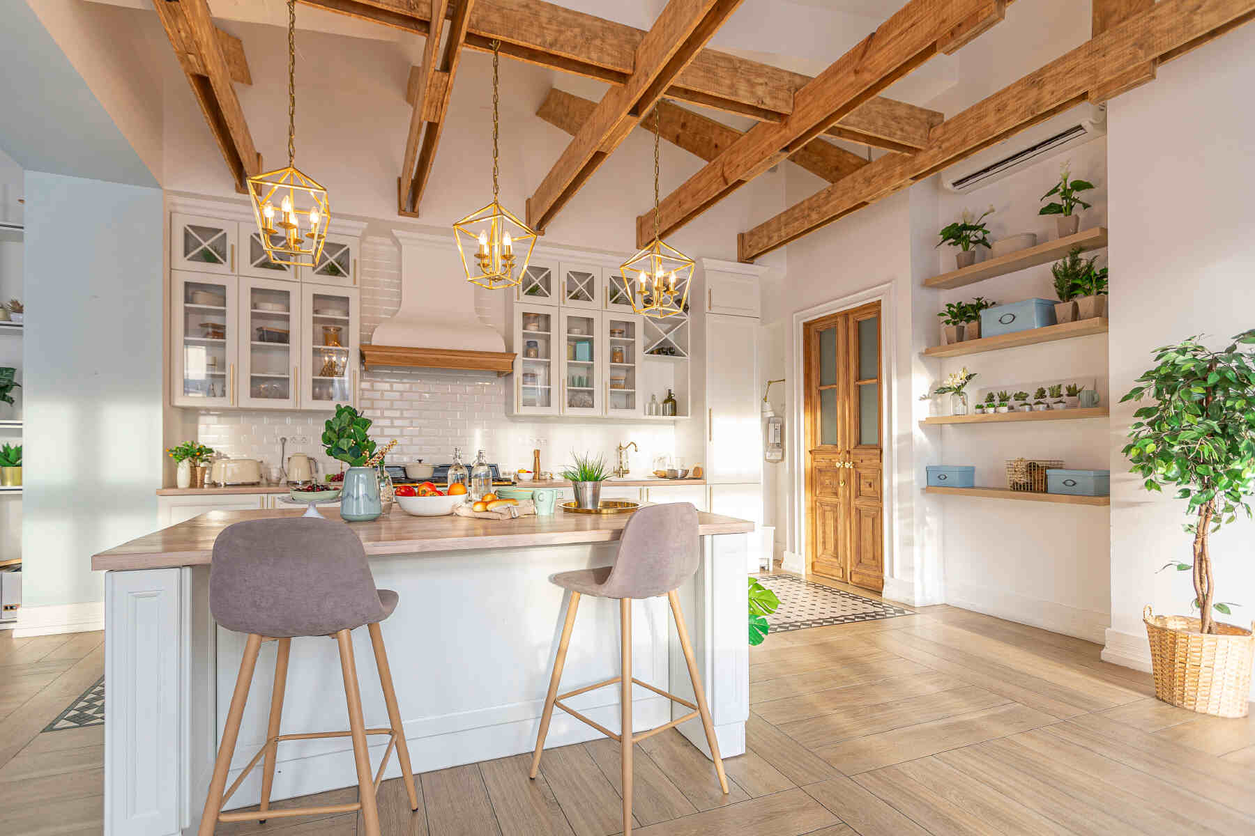 Scandinavian-style kitchen interior