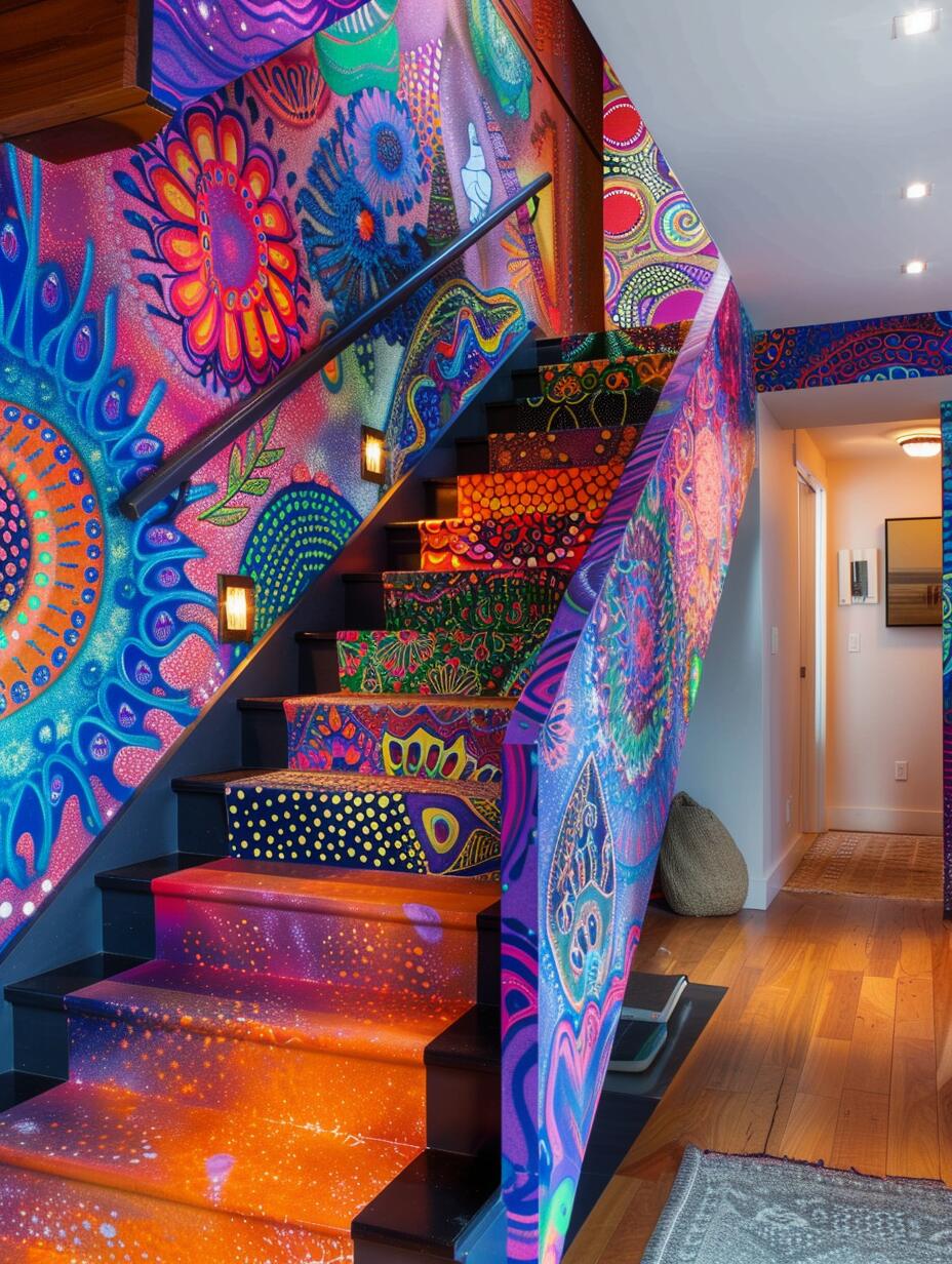 Boho Indoor Staircase 2
