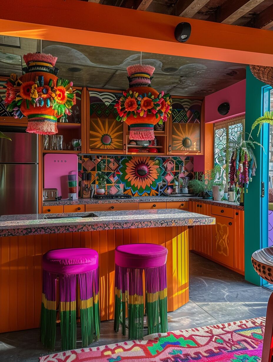 Colorful Boho Kitchen 3