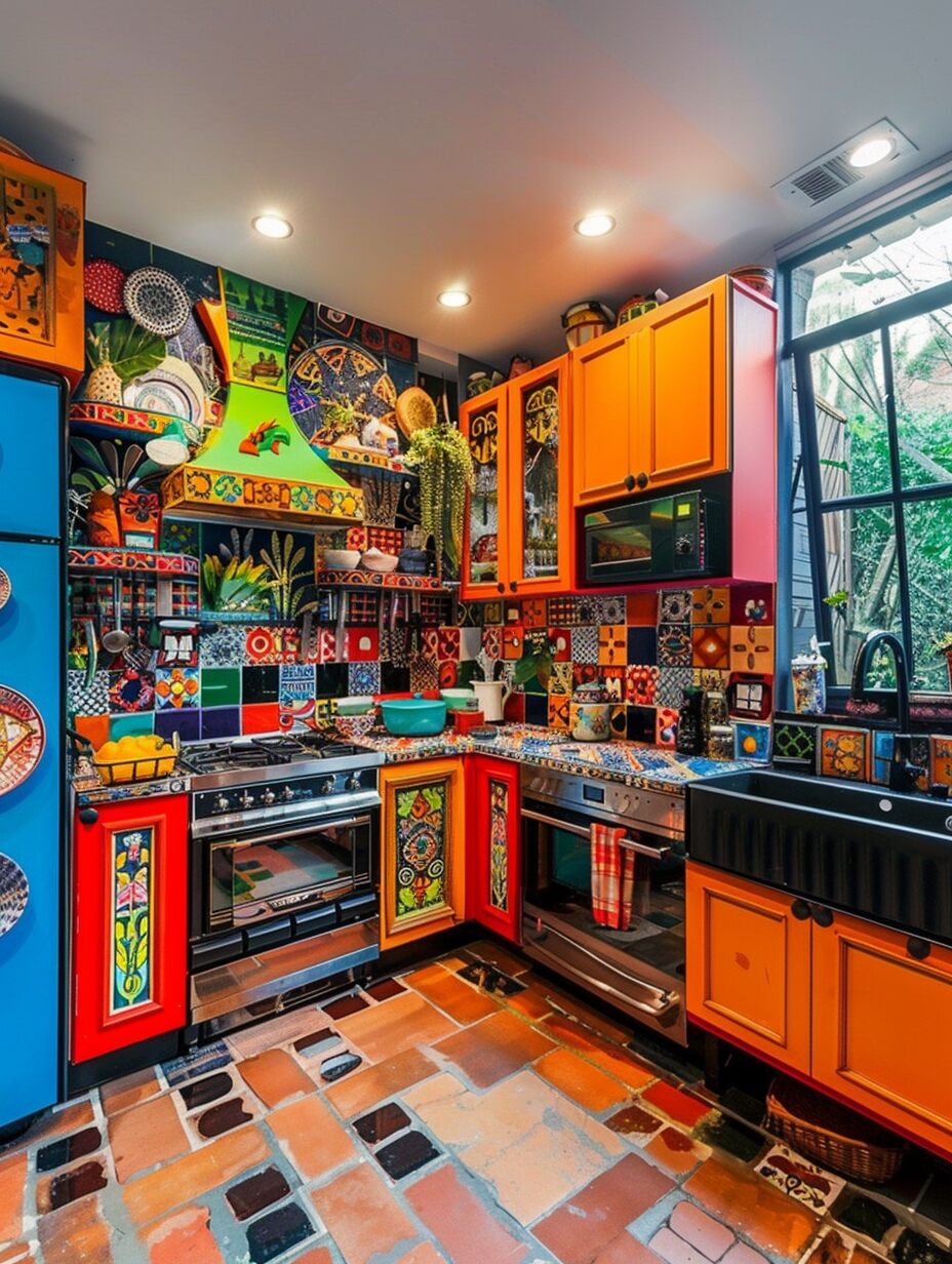 Colorful Boho Kitchen 4