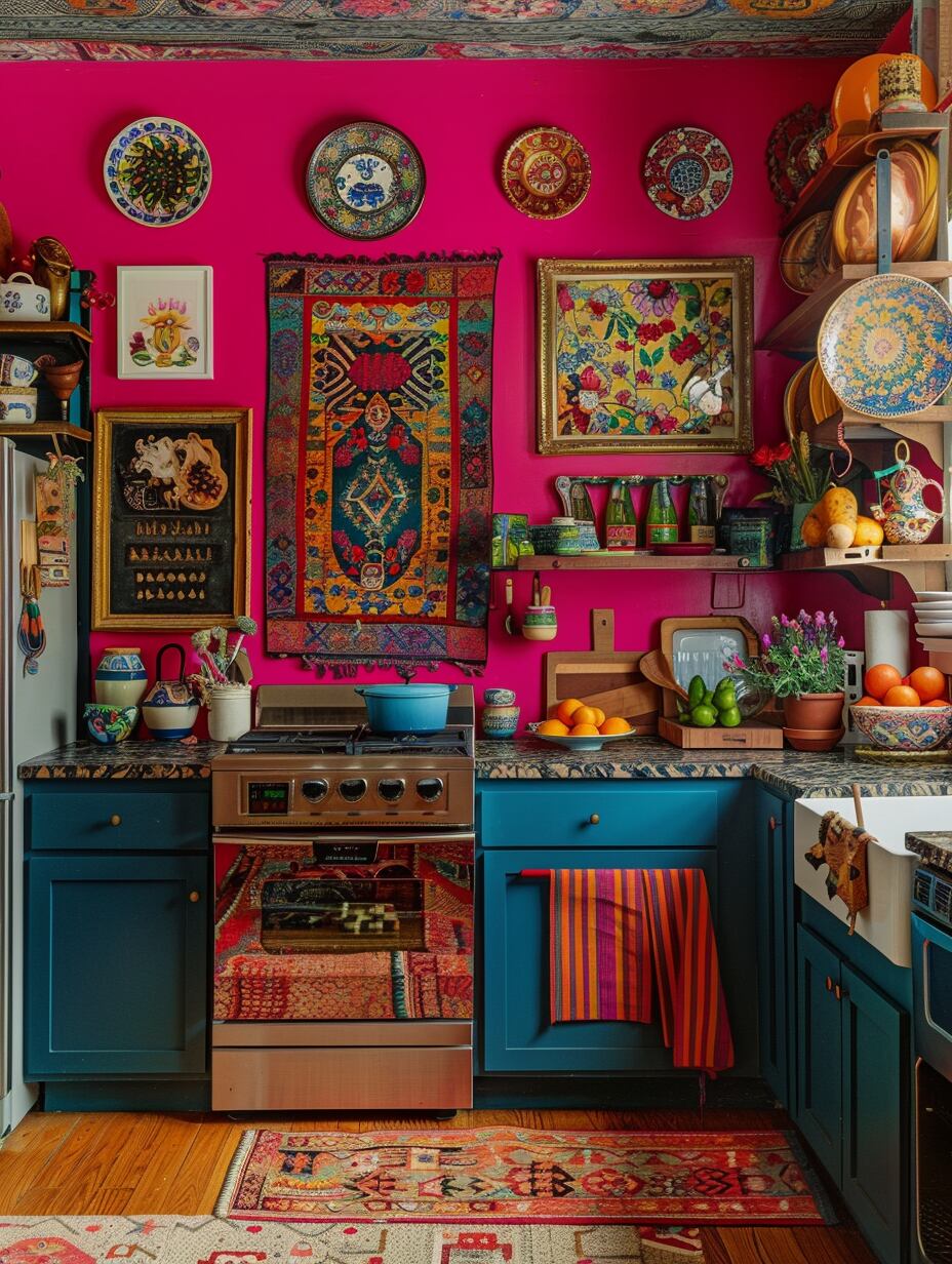 Colorful Boho Kitchen 7