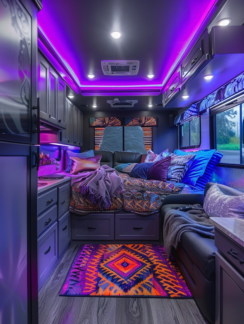 Boho Camper Interior 17