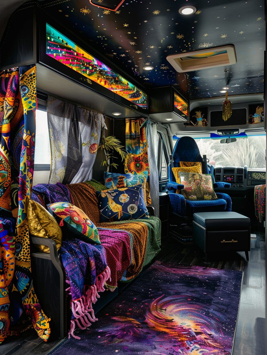 Boho Camper Interior 18