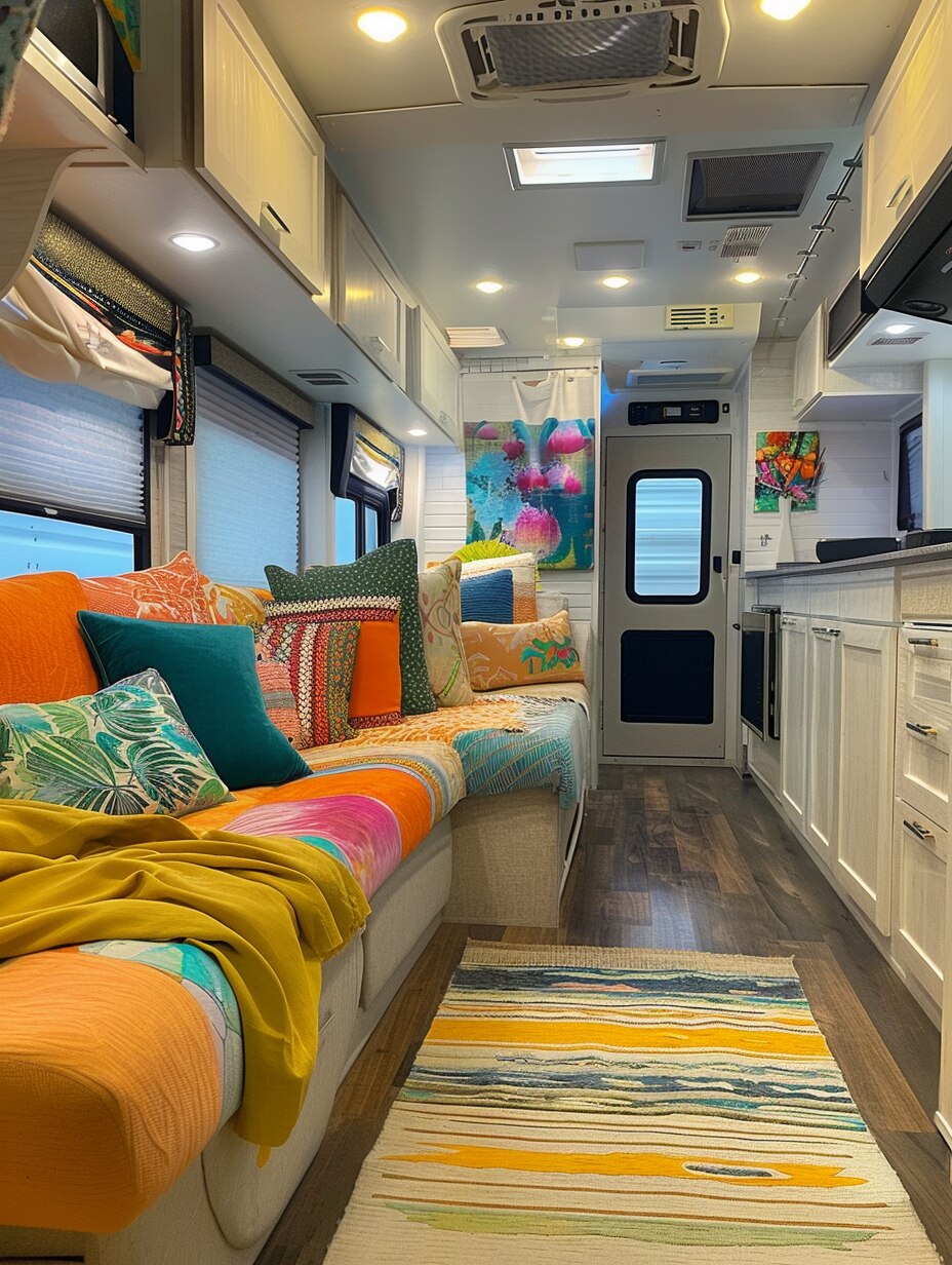 Boho Camper Interior 2