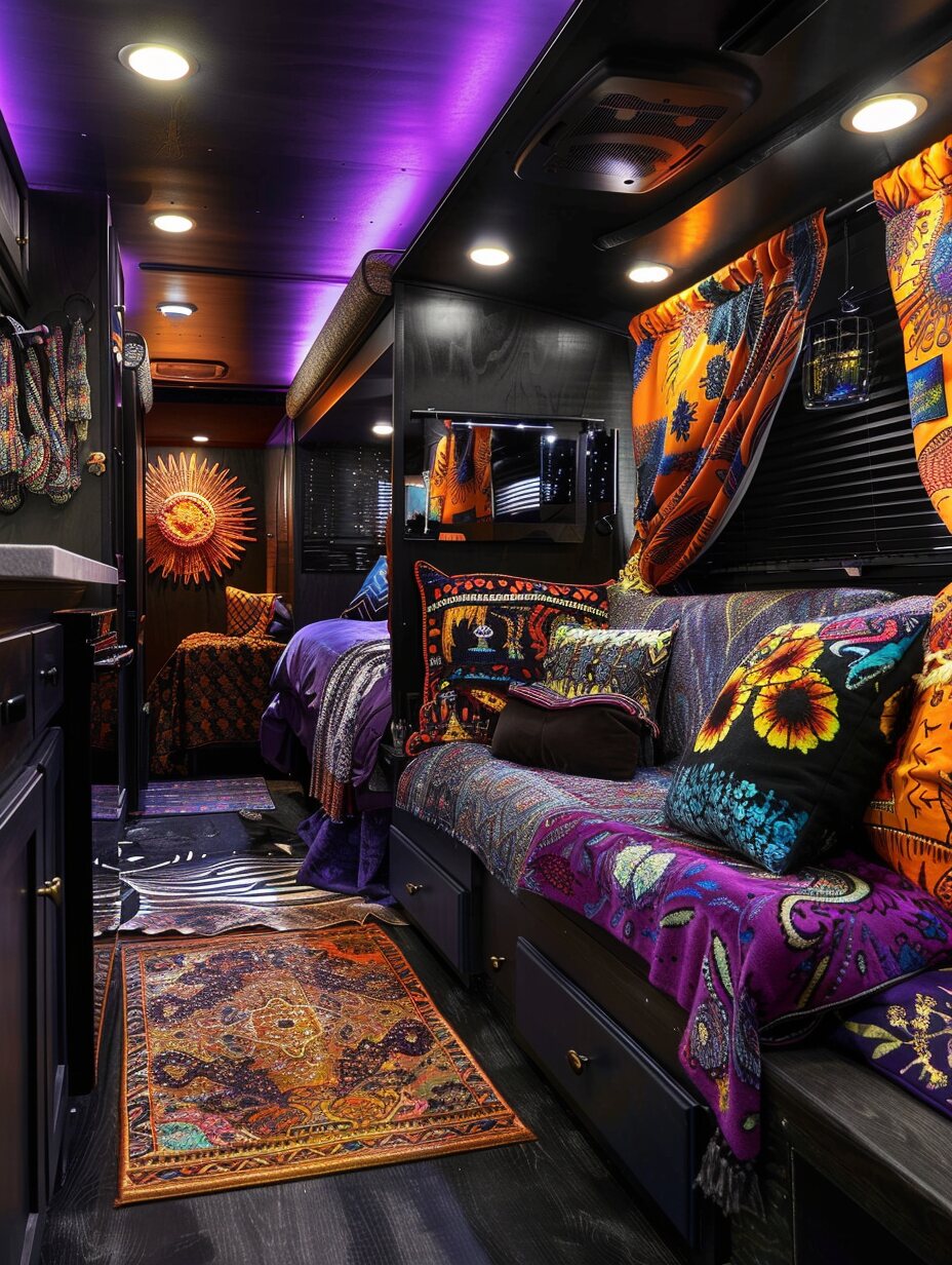 Boho Camper Interior 20