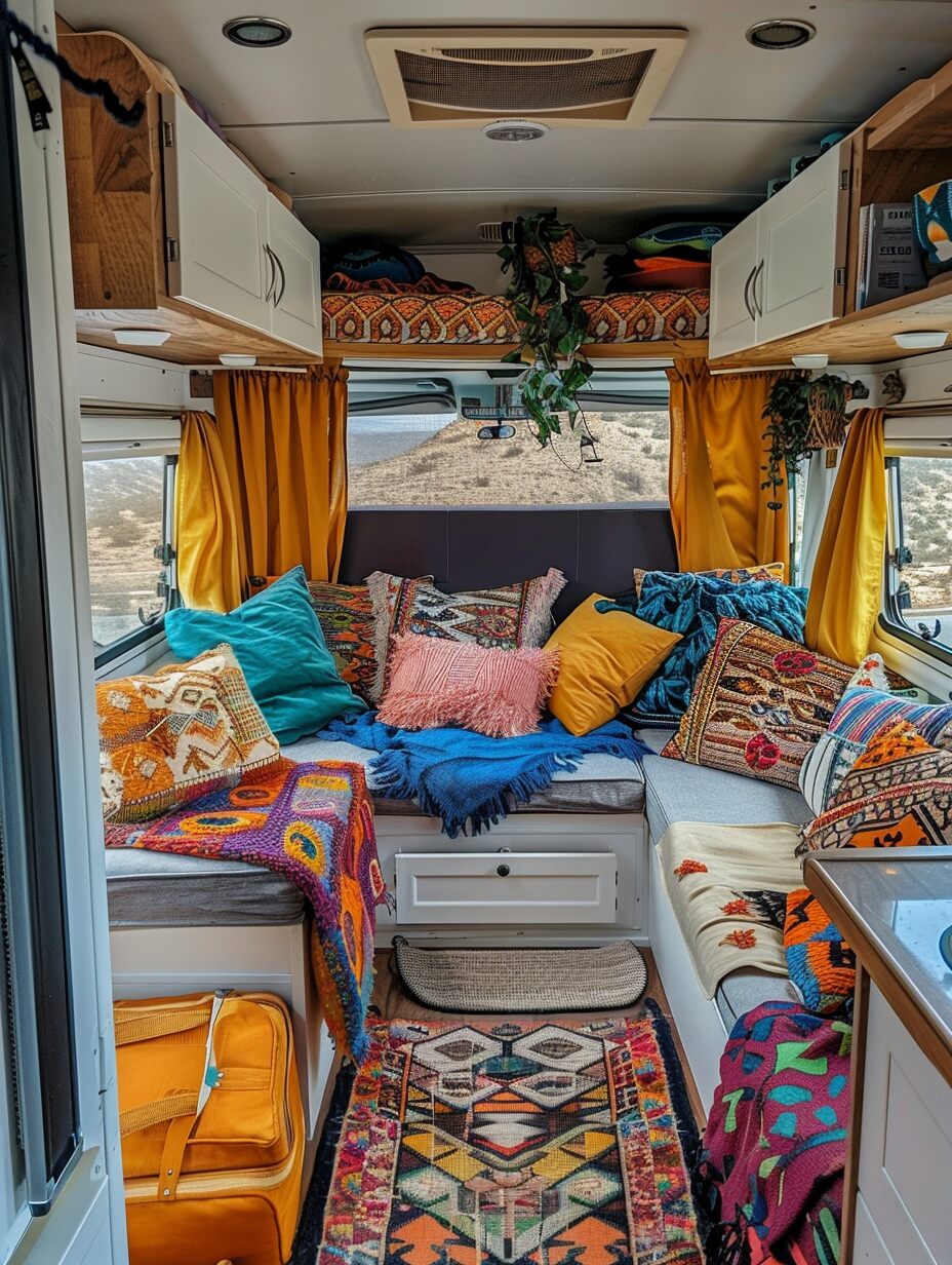 Boho Camper Interior 6