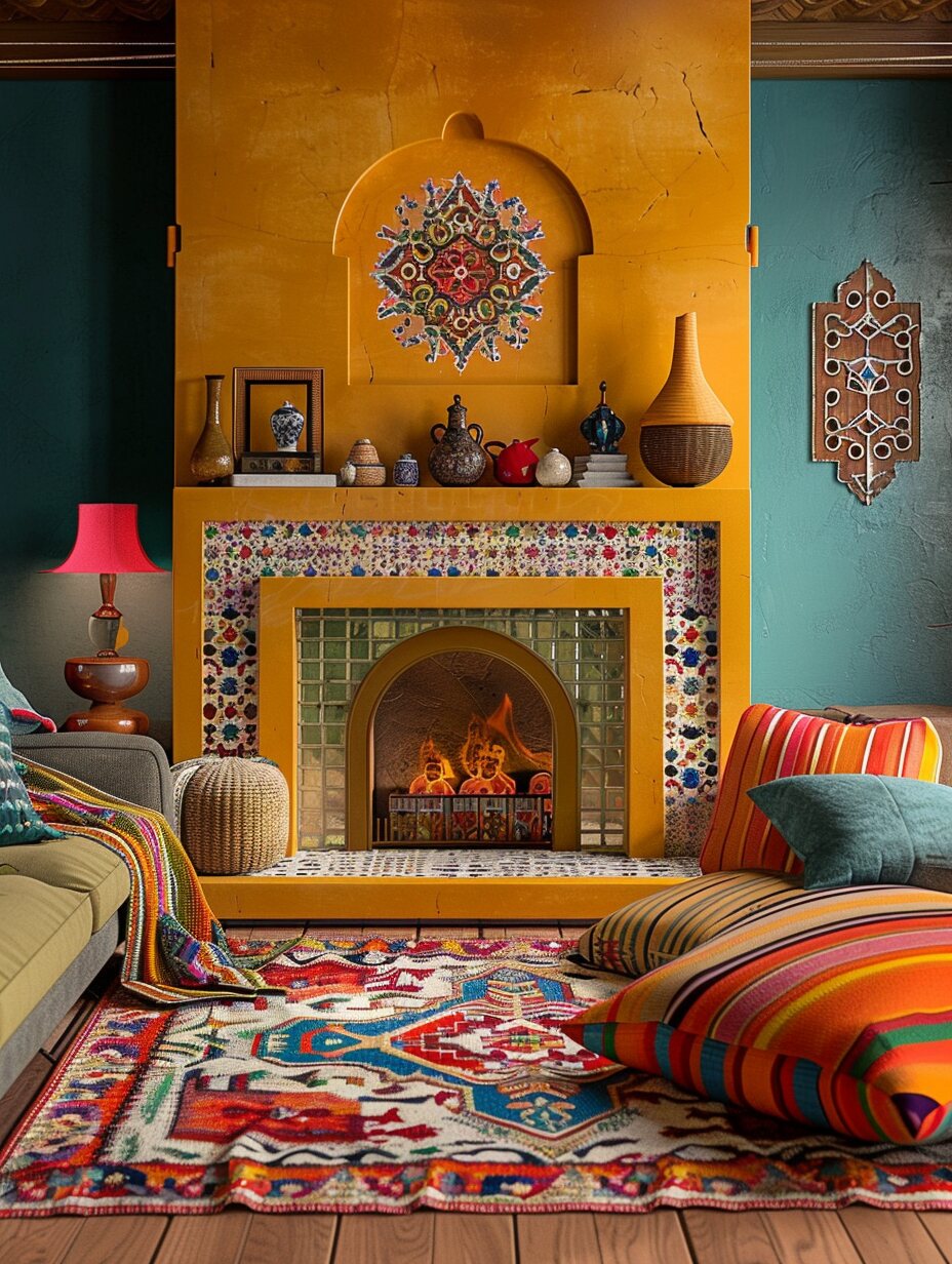 Boho Fireplace (10)