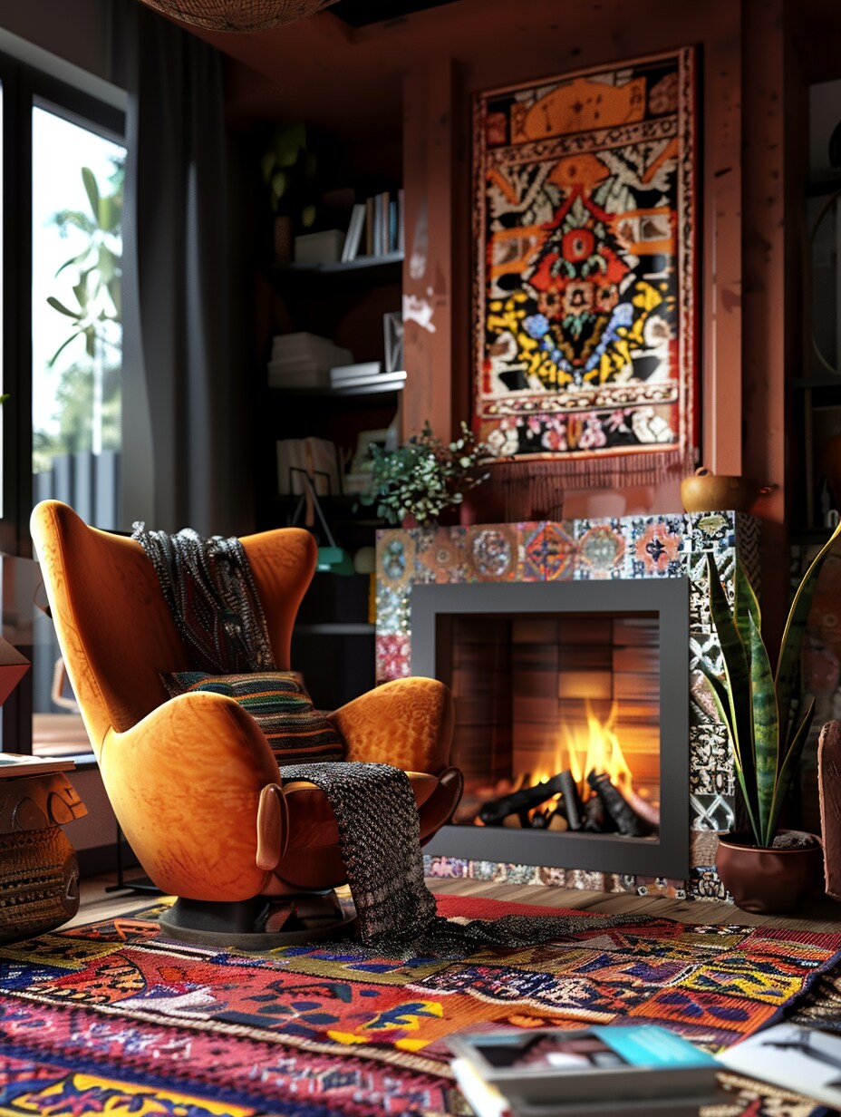 Boho Fireplace (4)