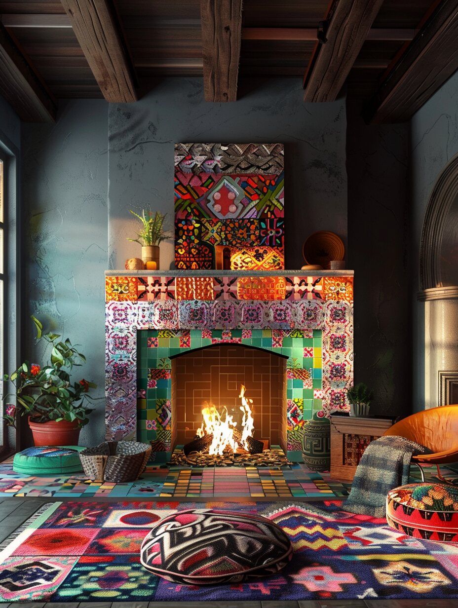 Boho Fireplace (5)