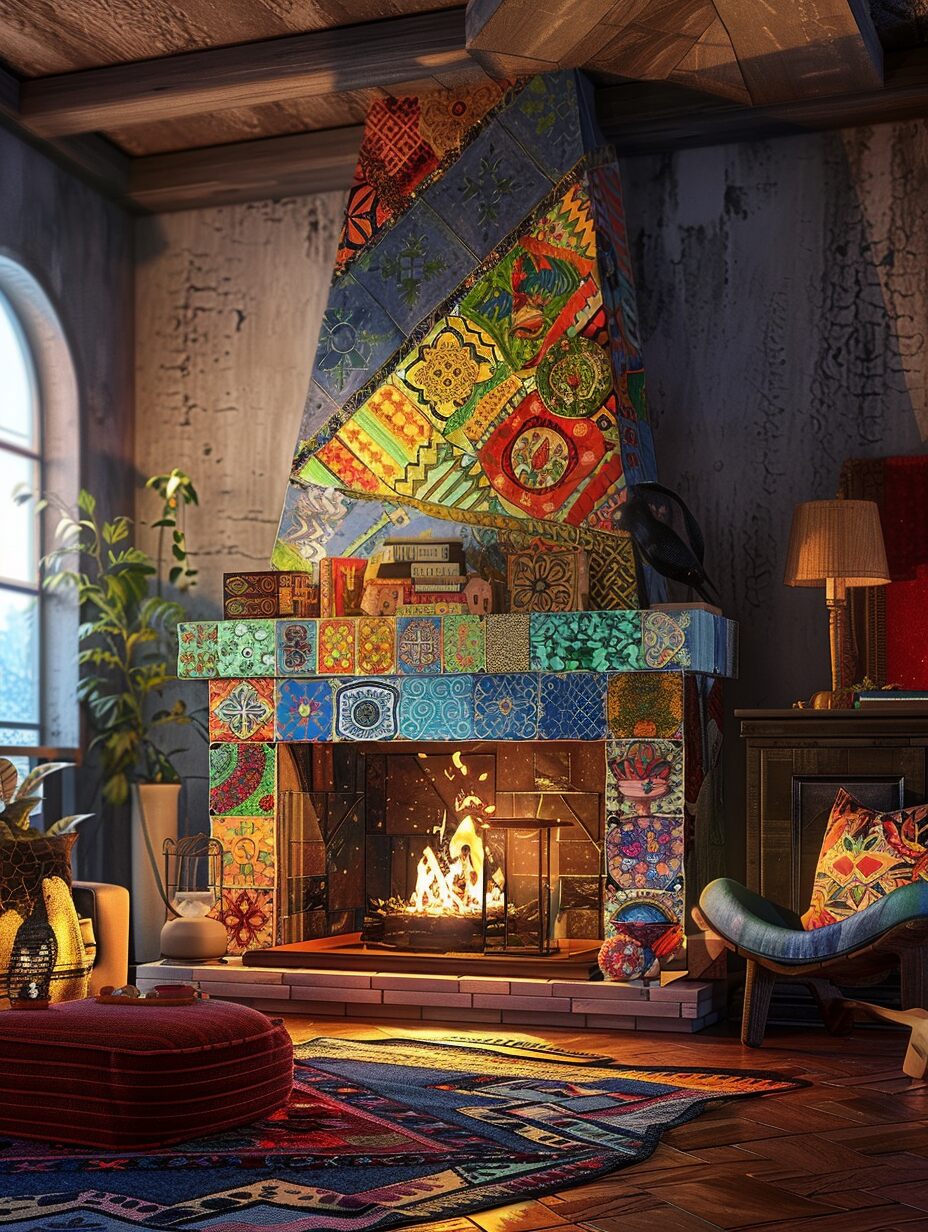 Boho Fireplace (6)