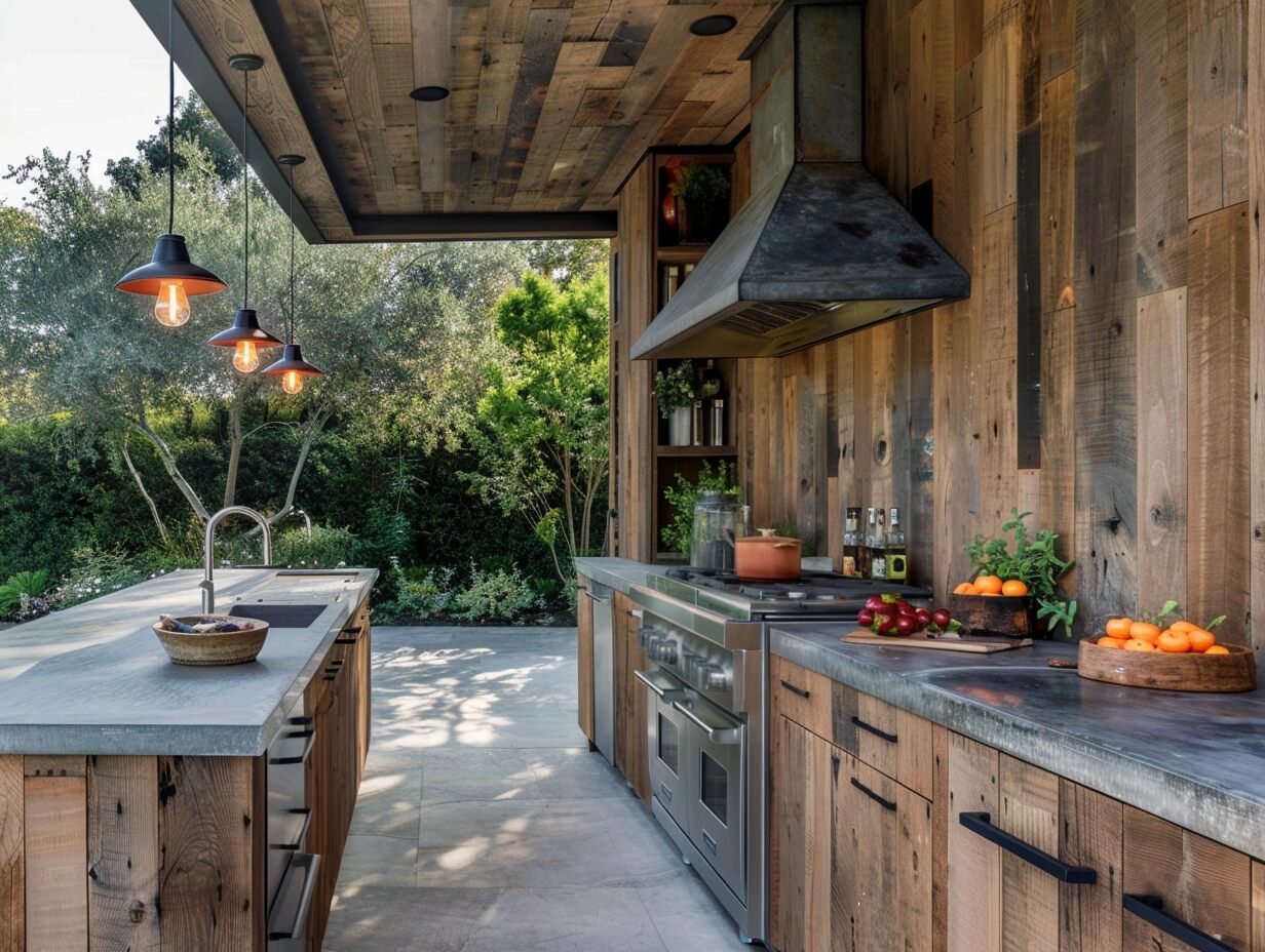 Wood-Infused Outdoor Kitchen 1