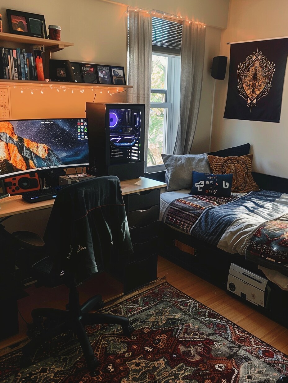 Guy's Dorm Room Decor Ideas 11
