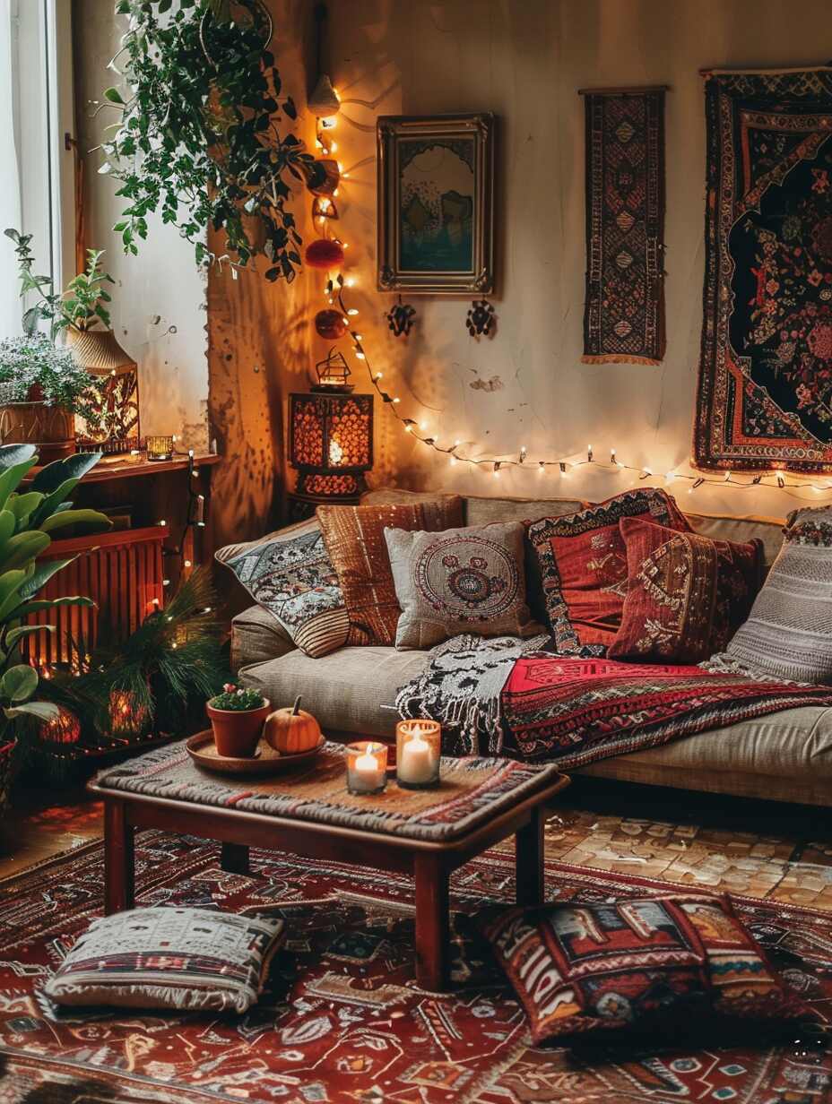 boho living room ideas - 15