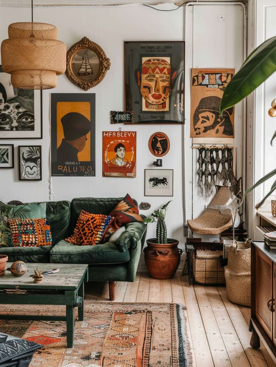 boho living room ideas - 17