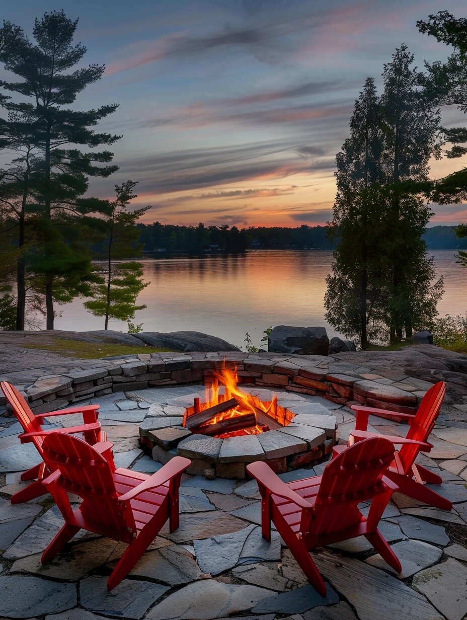 Aesthetic Fire Pit Landscaping Ideas 11