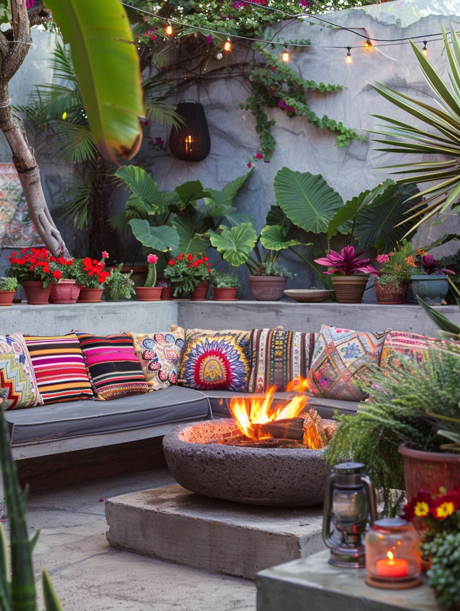 Aesthetic Fire Pit Landscaping Ideas 8
