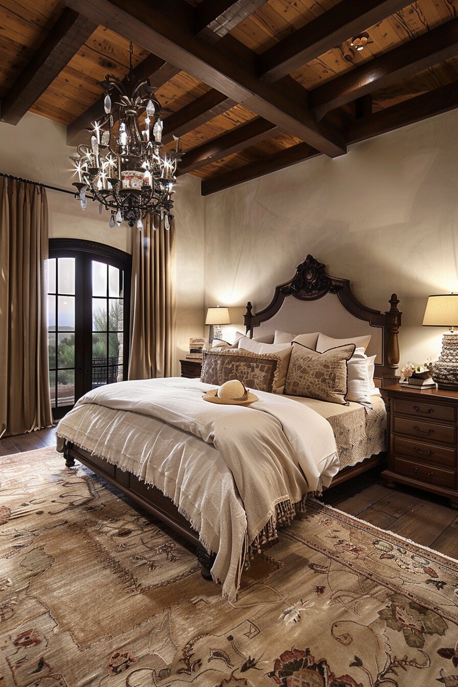 Modern Italian Tuscan Bedroom 2