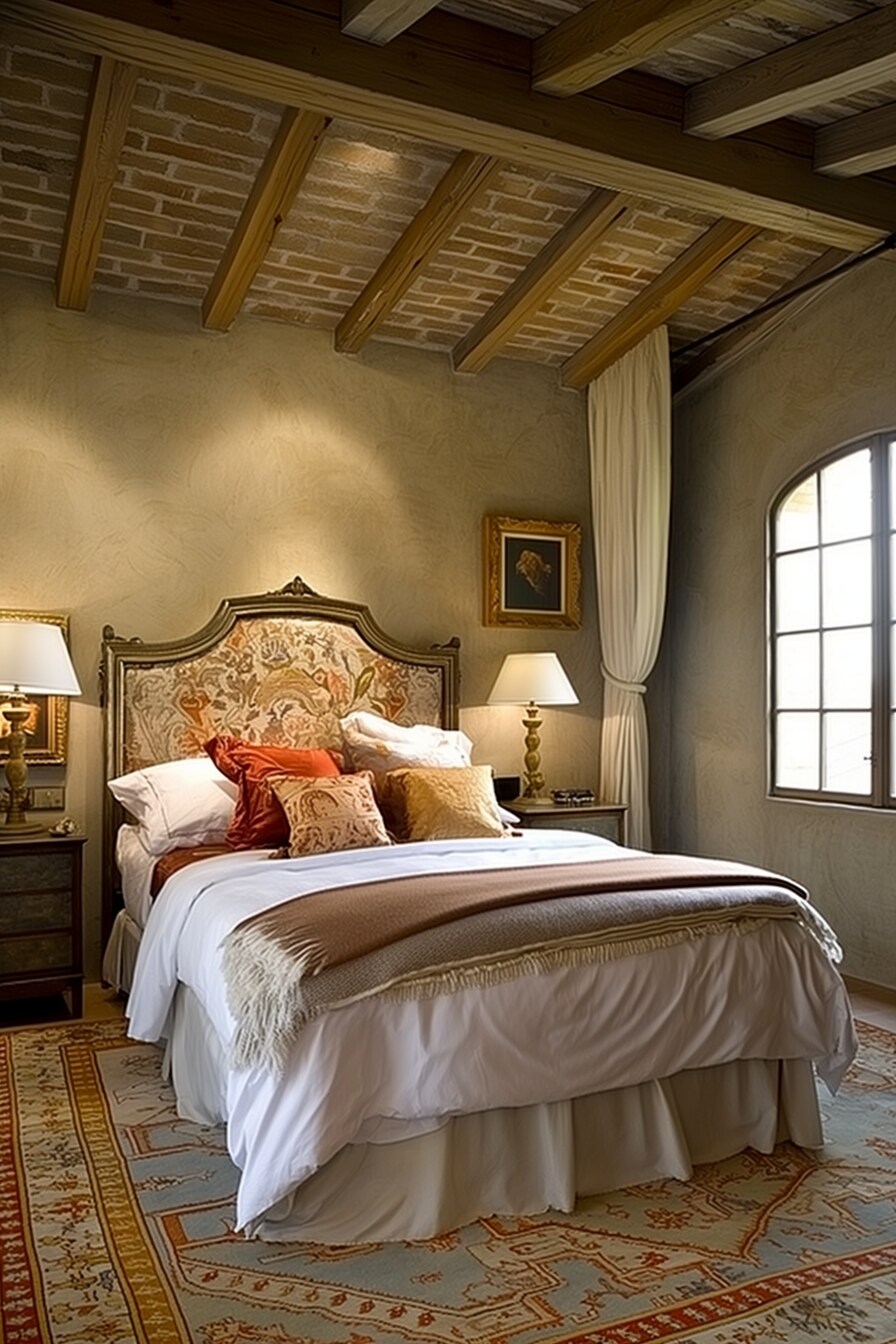 Modern Italian Tuscan Bedroom 4