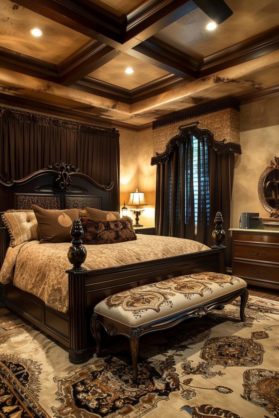 Modern Italian Tuscan Bedroom 5