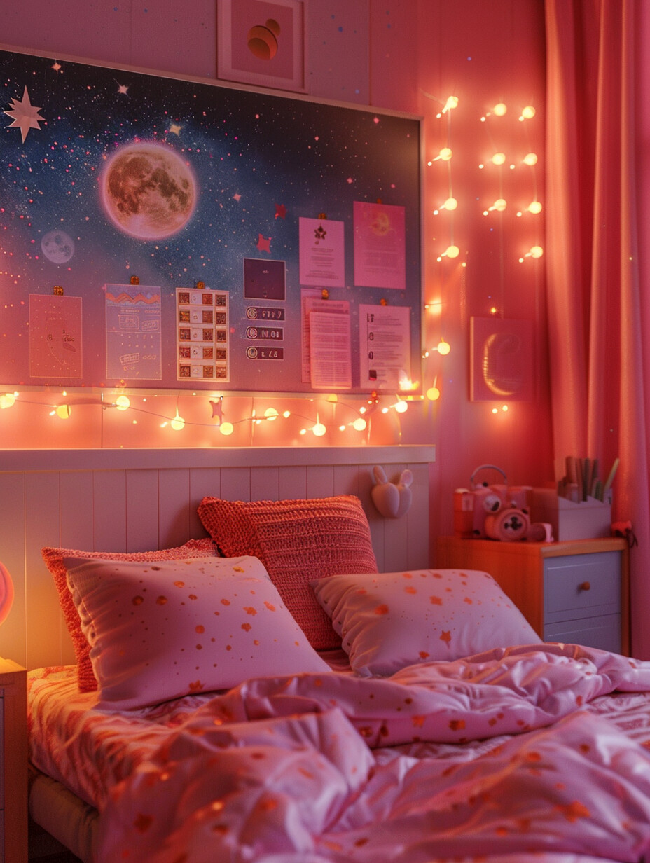 Space-Themed Bedroom for Girls 11