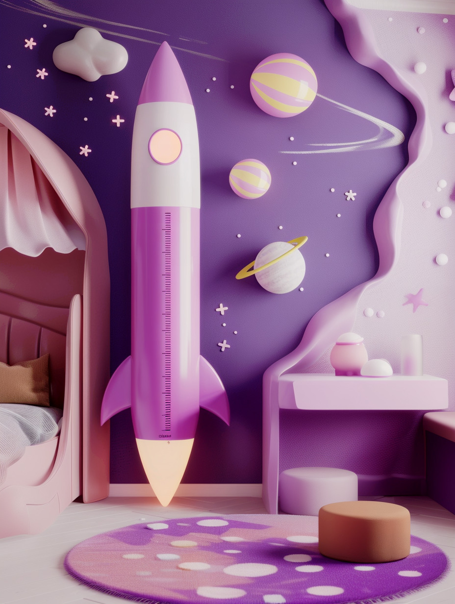 Space-Themed Bedroom for Girls 20