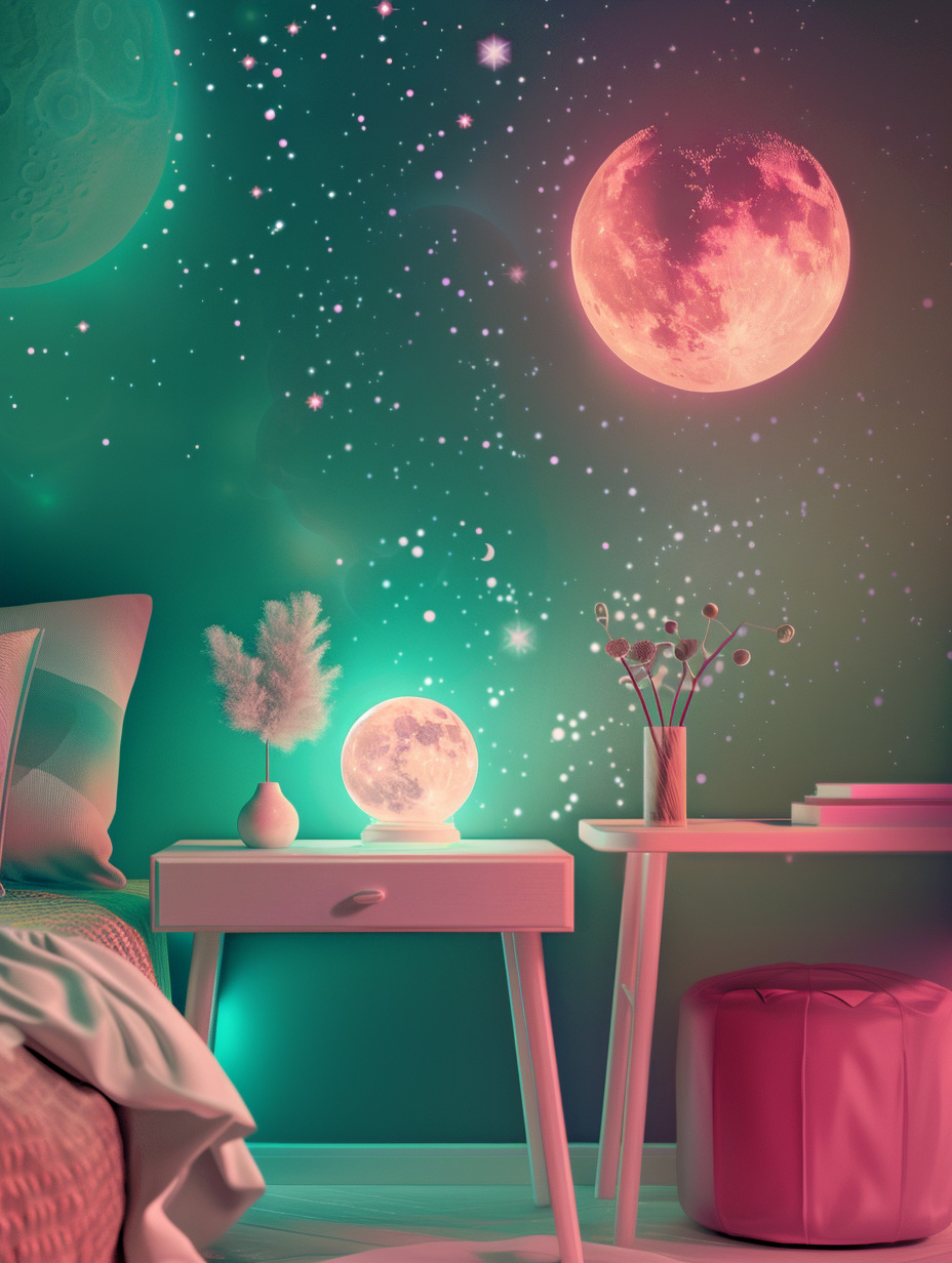 Space-Themed Bedroom for Girls 9