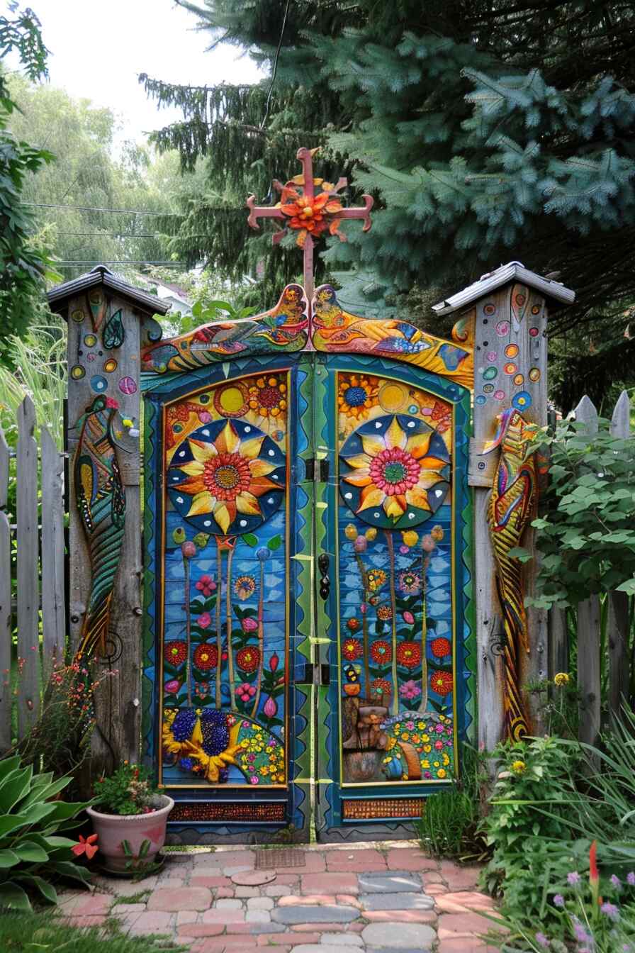 boho garden gate - 17