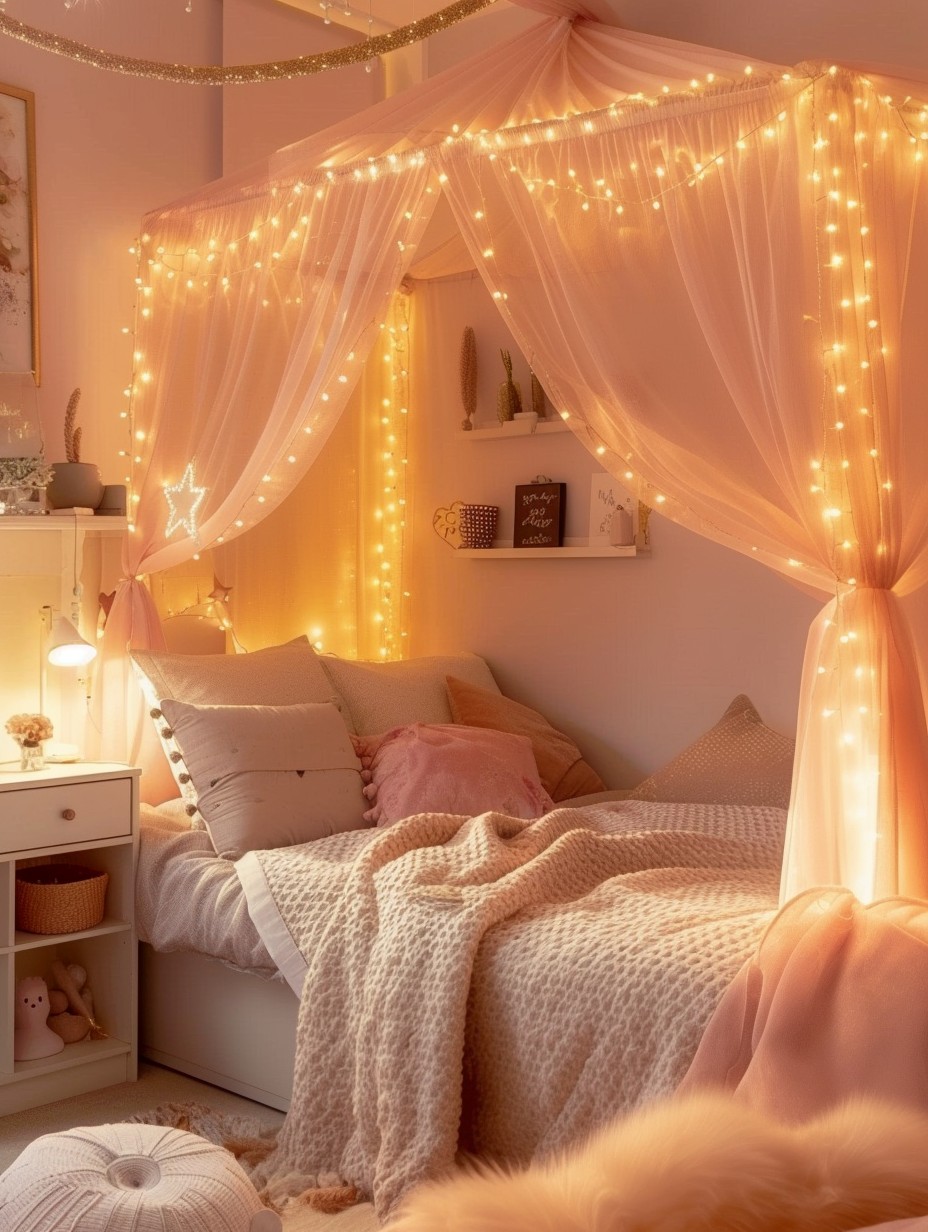 small shared bedroom for teen girls
