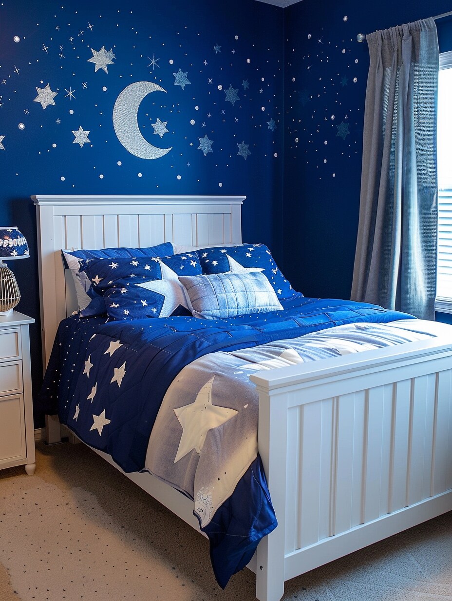 space themed bedroom for boys 1