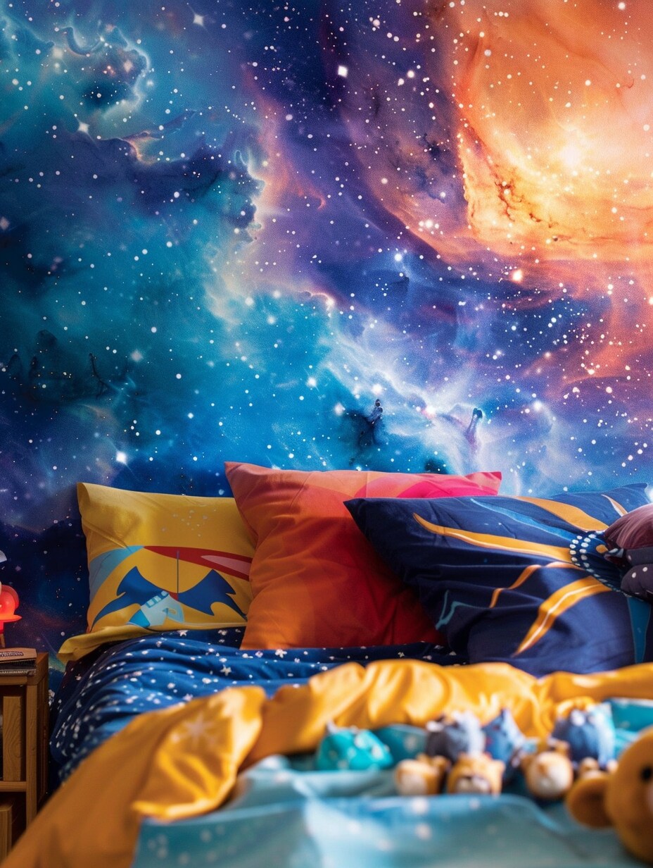 space themed bedroom for boys 16