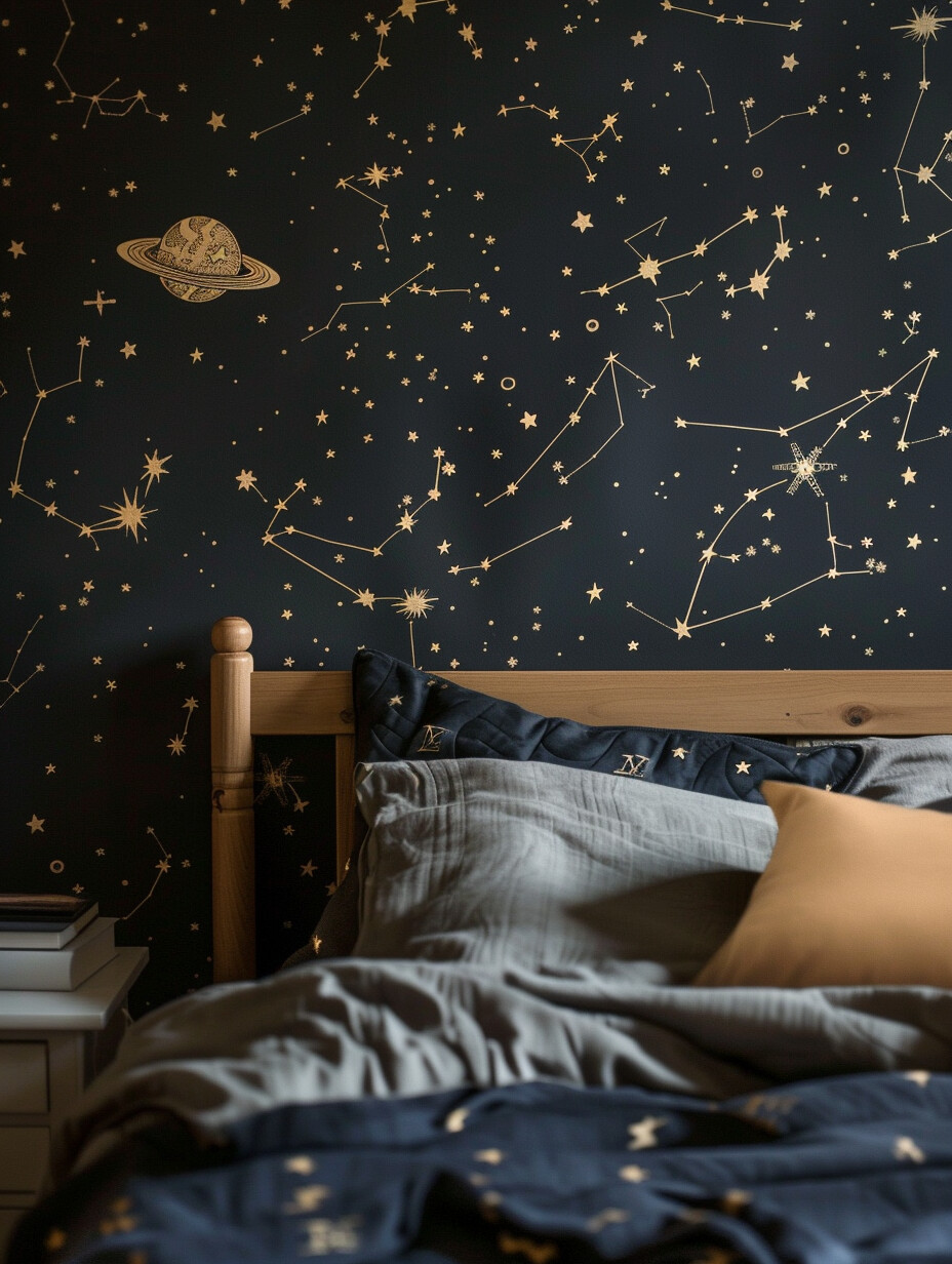 space themed bedroom for boys 18