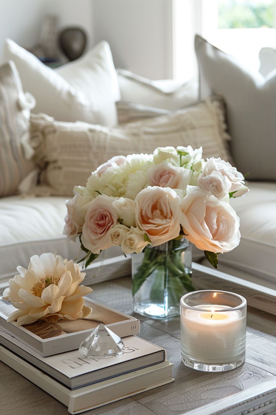 timeless coffee table tray decor