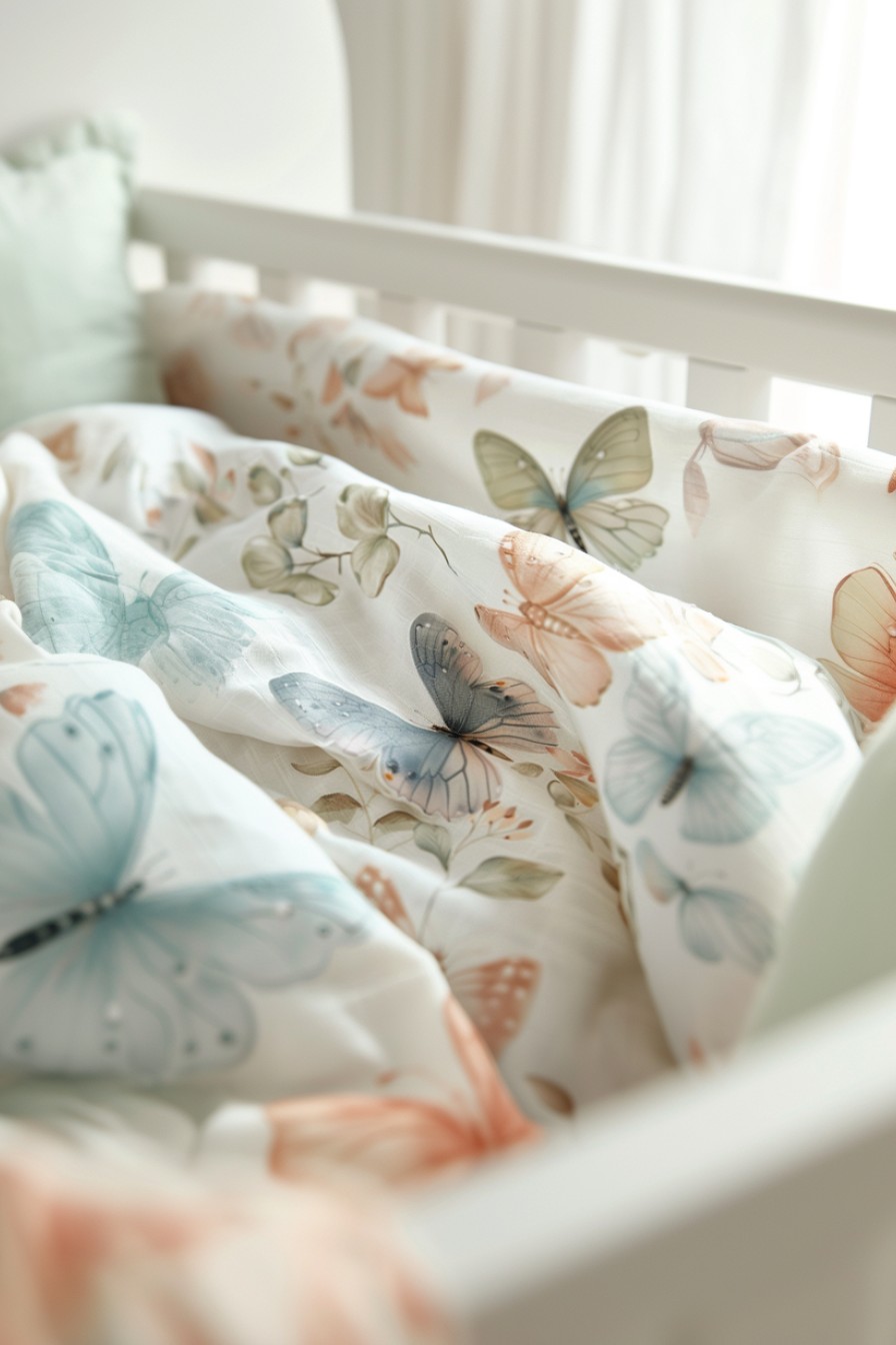 butterfly bed sheet