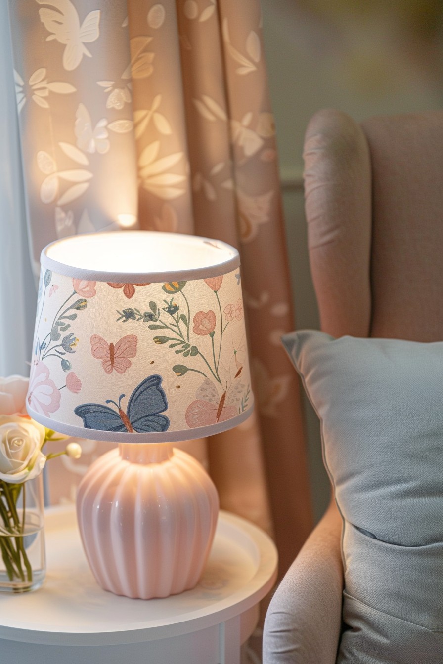 butterfly themed lamp