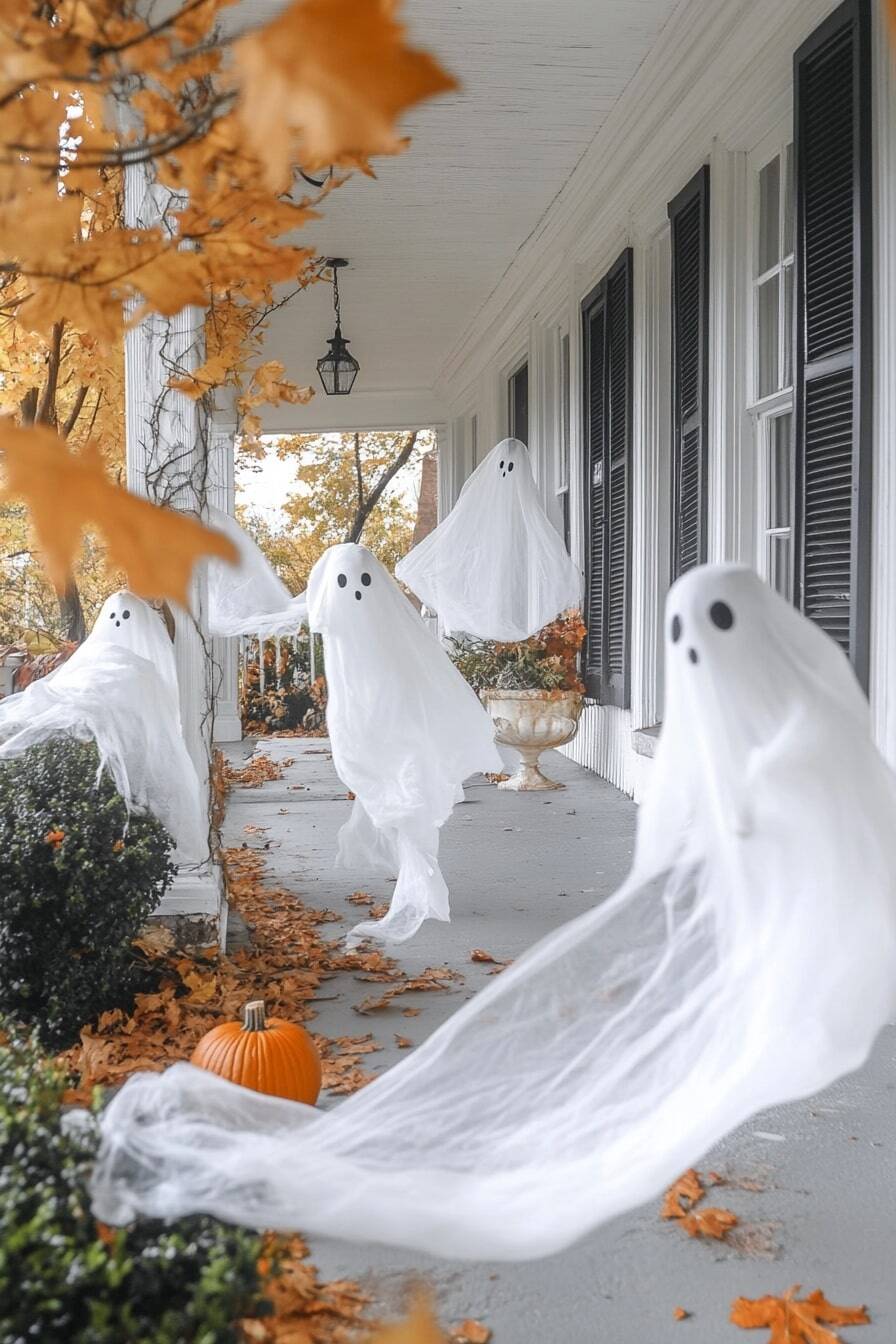 halloween front porch - 5