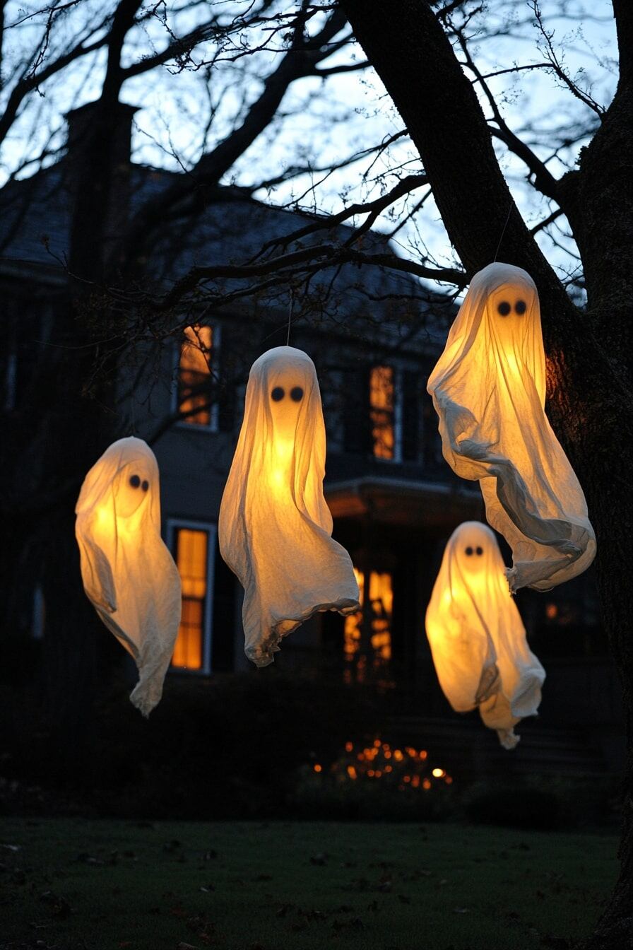 simple outdoor halloween decorations - 12