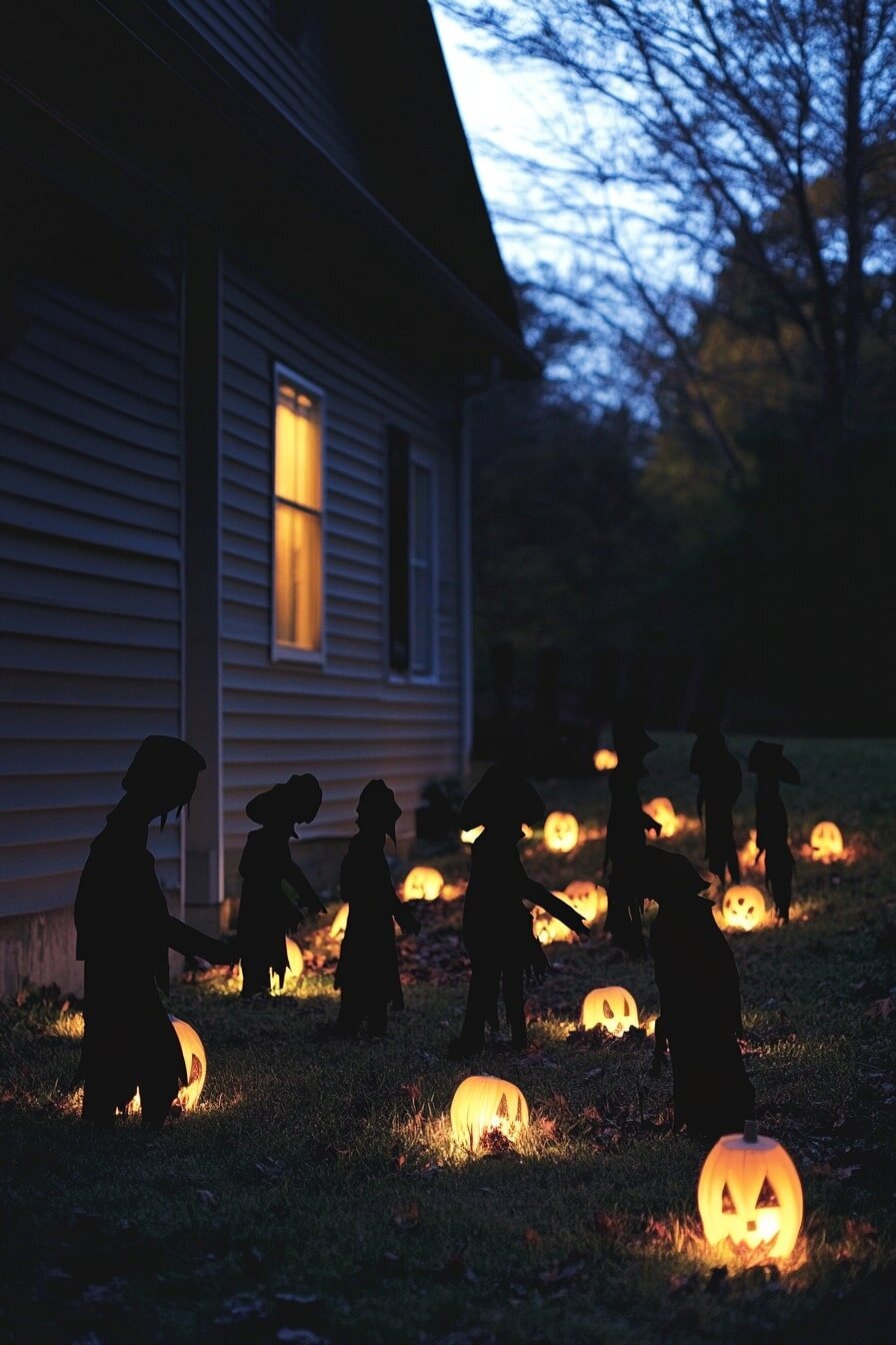 simple outdoor halloween decorations - 17