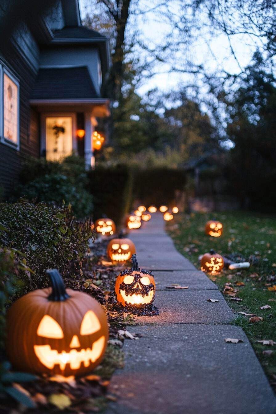 simple outdoor halloween decorations - 18