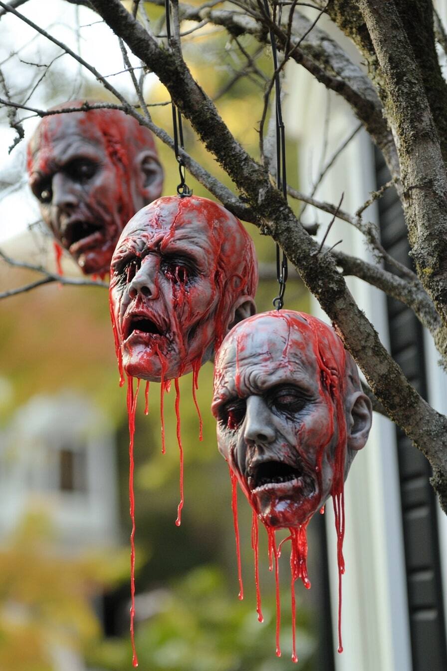 simple outdoor halloween decorations - 9