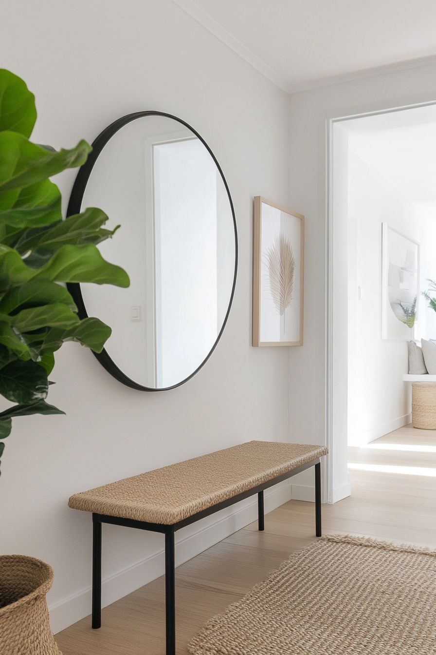 boho hallway