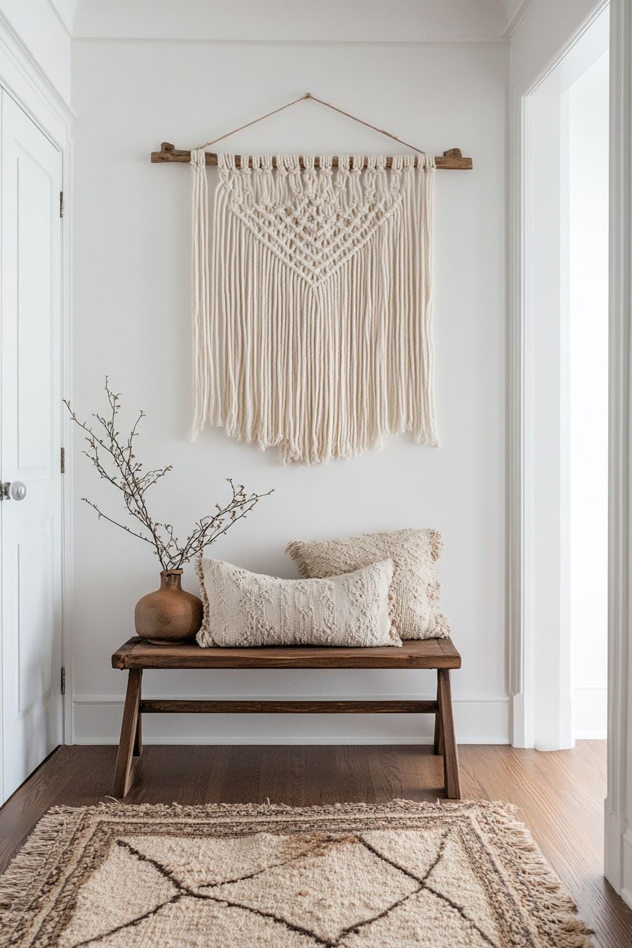 boho hallway