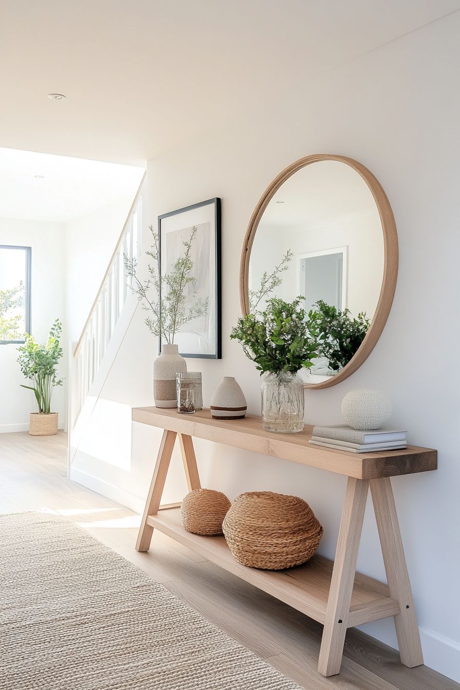 boho hallway