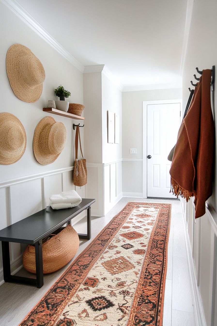 boho hallway