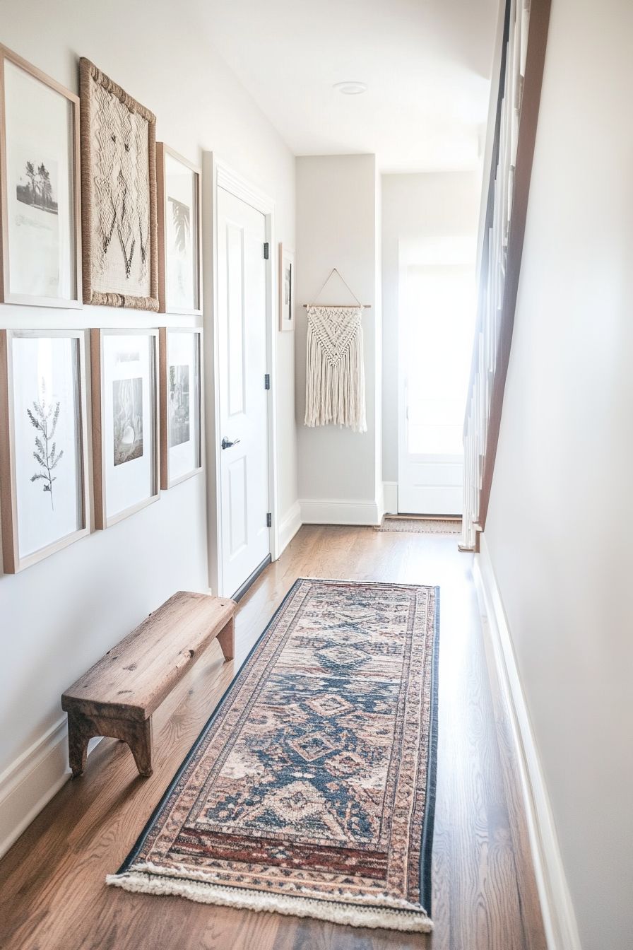 boho hallway