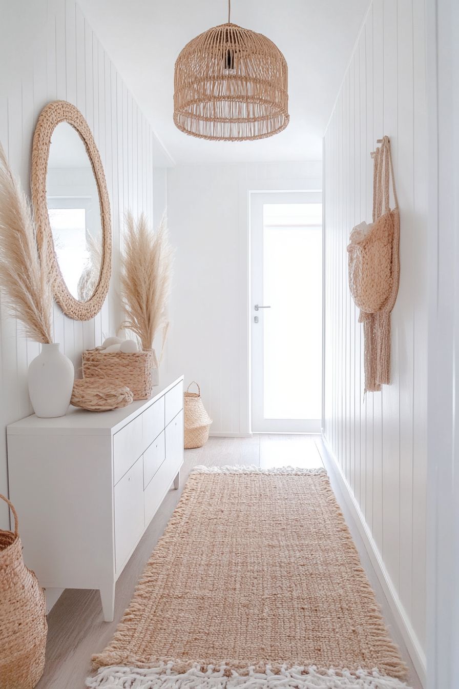 boho hallway