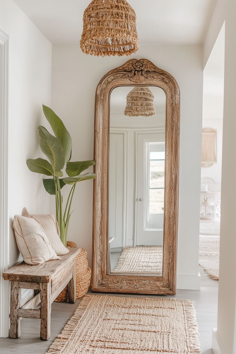 boho hallway