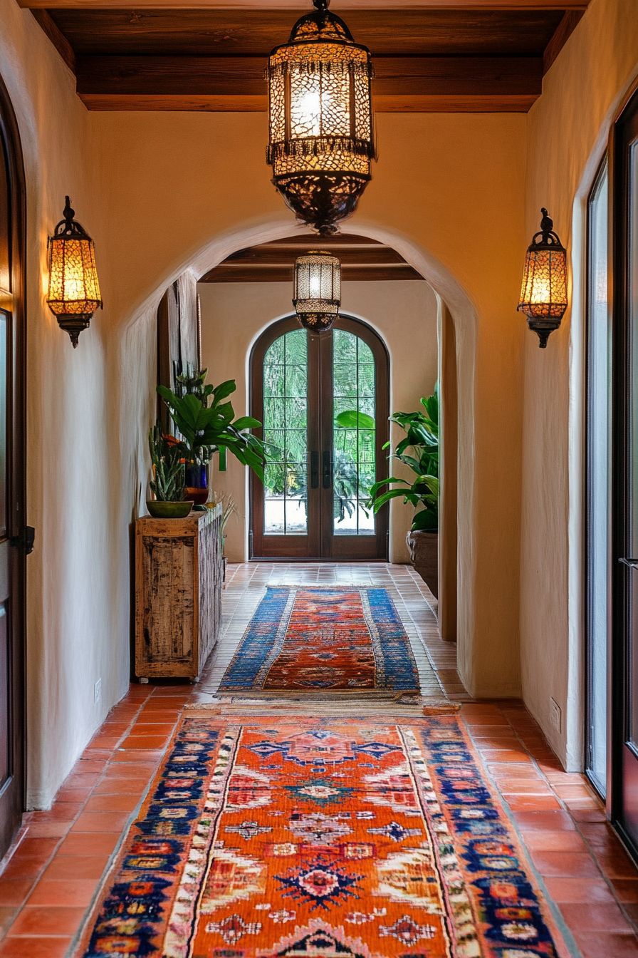 boho hallway