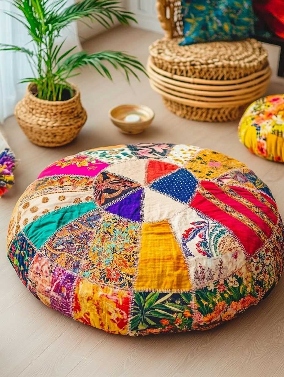 boho living room floor pillows - 13