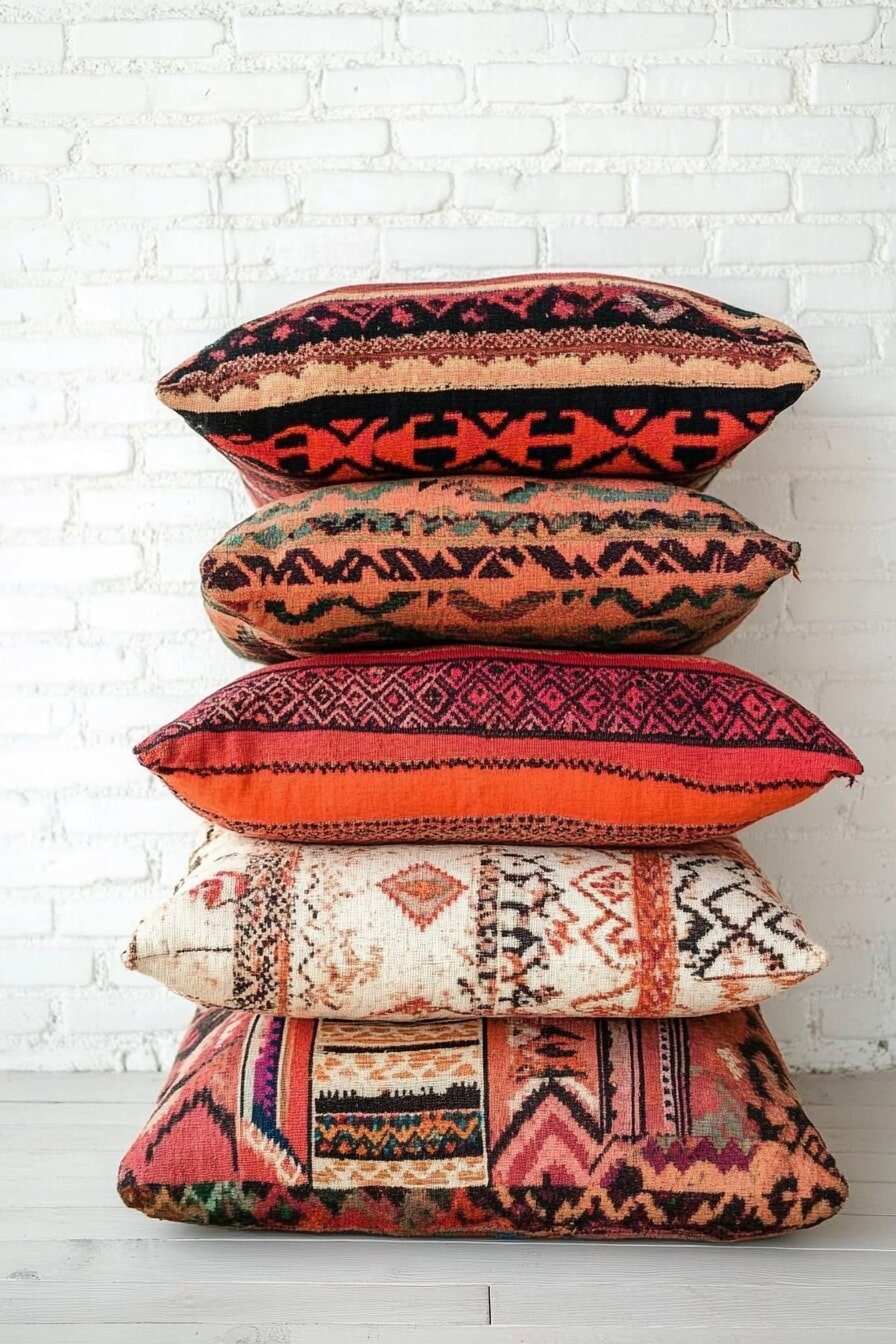 boho living room floor pillows - 16