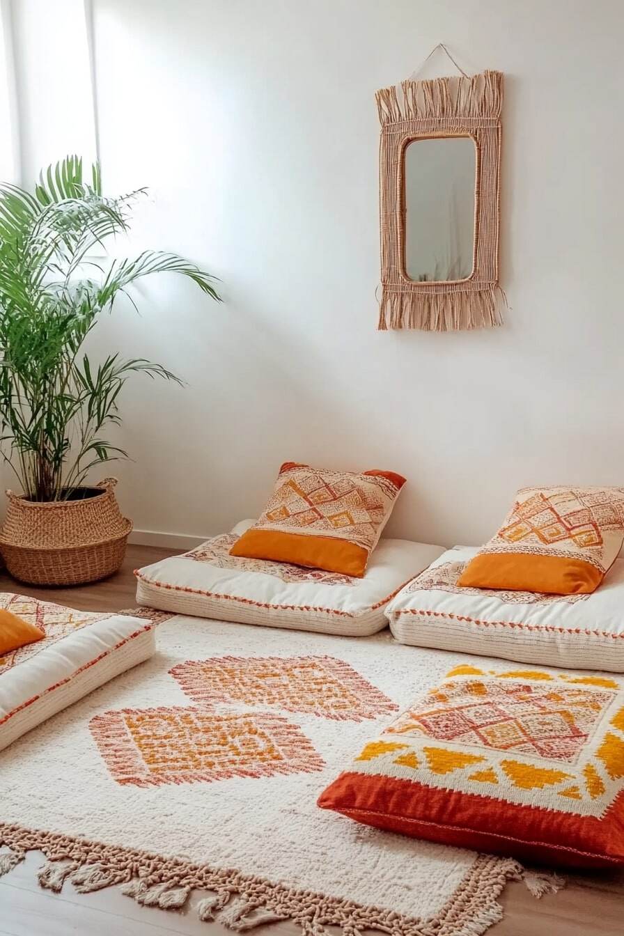 boho living room floor pillows - 18